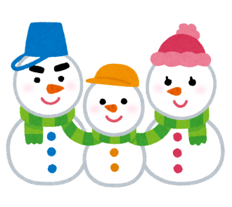 snowman_yukidaruma_family