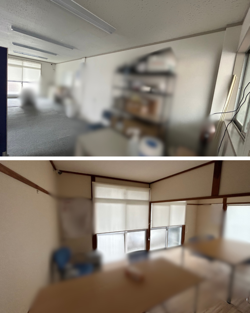 郡山市 事務所 内装解体 施工事例 ビフォーアフター